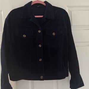 Forever 21 Dark Blue Corduroy Jacket